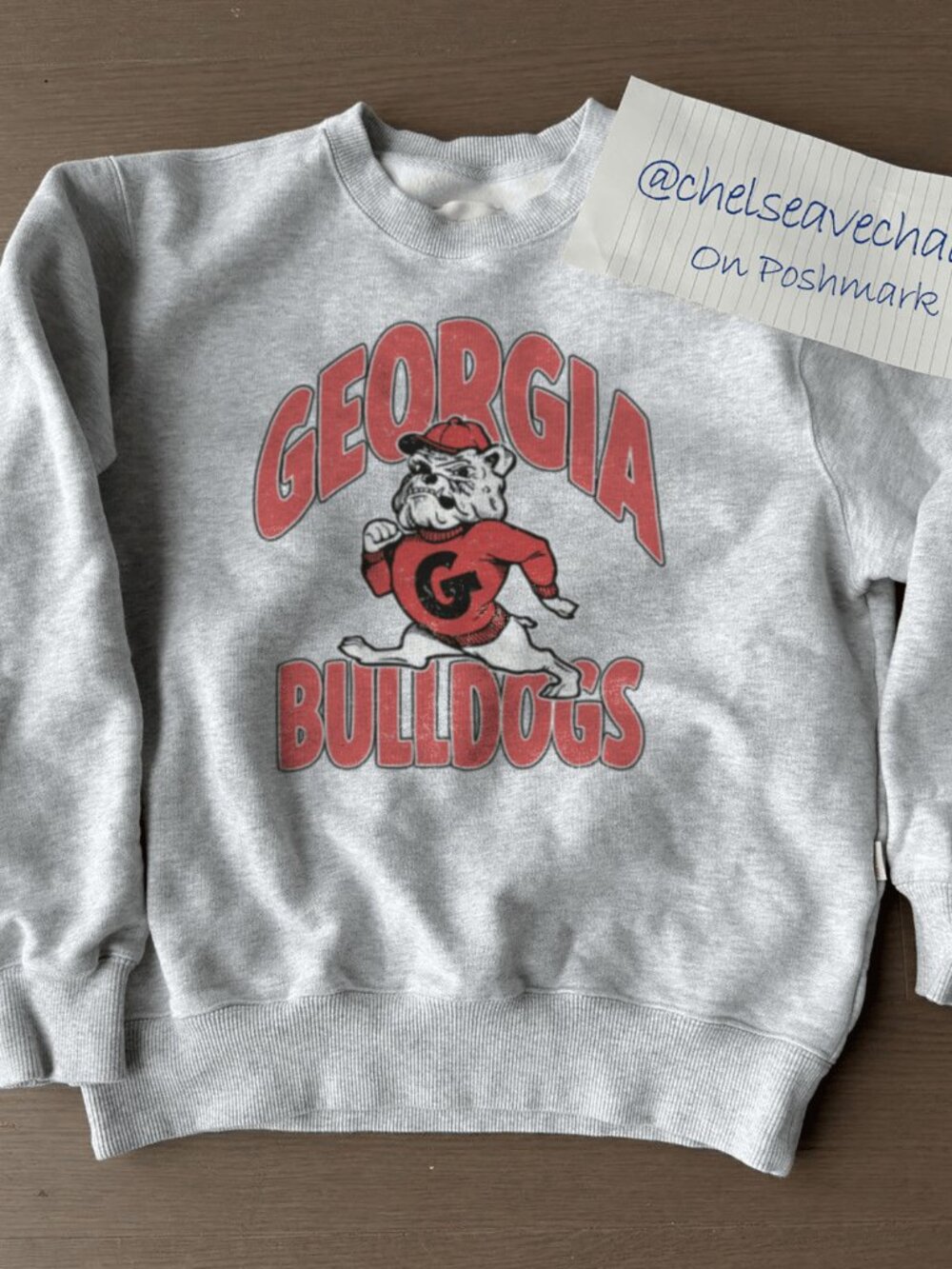 Vintage Georgia Bulldogs Sweatshirt, University of Georgia Bulldogs Mascot Shirt